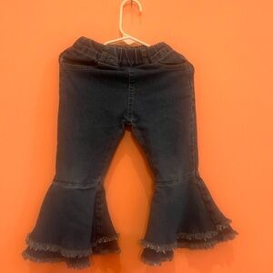 PatPat Kids Flared Jeans - Dark Blue